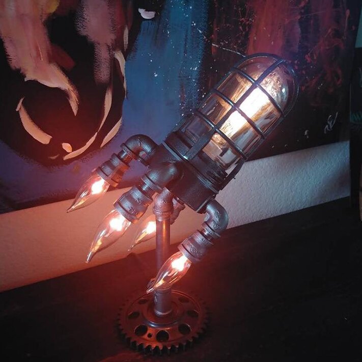 Led Rocket Lamp.