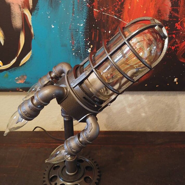 Rocket Table Lamp.